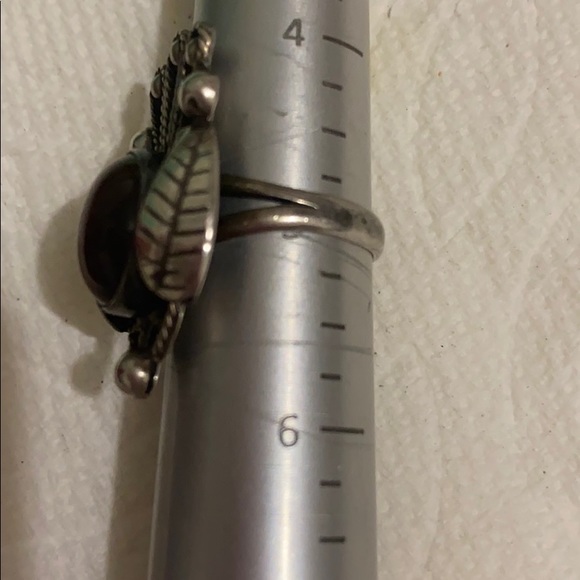 Sterling s tigers eye stone vintage Navajo ring - Picture 4 of 4